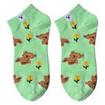 Clayre & Eef | Sokken Groen Bruin 36-41 | JZSSK0033