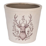 Clayre & Eef | Bloempot Binnen Beige Bruin ø 21x20 cm | 6CEGTW0001XL Clayre & Eef | Bloempot Binnen Beige Bruin ø 21x20 cm | 6CEGTW0001XL