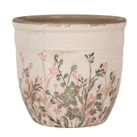 Clayre & Eef | Bloempot Binnen Beige Roze ø 13x11 cm | 6CE1974S Clayre & Eef | Bloempot Binnen Beige Roze ø 13x11 cm | 6CE1974S
