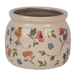 Clayre & Eef | Bloempot Binnen Beige Roze ø 12x10 cm | 6CECFL0001S Clayre & Eef | Bloempot Binnen Beige Roze ø 12x10 cm | 6CECFL0001S