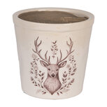 Clayre & Eef | Bloempot Binnen Beige Bruin ø 17x16 cm | 6CEGTW0001L Clayre & Eef | Bloempot Binnen Beige Bruin ø 17x16 cm | 6CEGTW0001L