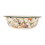 Clayre & Eef | Decoratie schaal Beige Groen ø 30x9 cm / 3000 ml | 6EM0003 Clayre & Eef | Decoratie schaal Beige Groen ø 30x9 cm / 3000 ml | 6EM0003