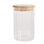 Clayre & Eef | Voorraadpot Deksel Transparant ø 8x18 cm | 6GL4719L Clayre & Eef | Voorraadpot Deksel Transparant ø 8x18 cm | 6GL4719L