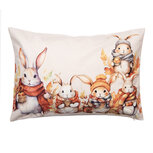 Clayre & Eef | Kussenhoes Beige Oranje 35x50 cm | KT036.054 Clayre & Eef | Kussenhoes Beige Oranje 35x50 cm | KT036.054