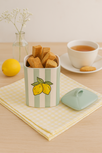 Voorraadpot Fruity Citron groen wit handgemaakt 18 x 11 cm | VP.CI.00 | Dishes & Deco Voorraadpot Fruity Citron groen wit handgemaakt 18 x 11 cm | VP.CI.00 | Dishes & Deco
