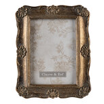 Clayre & Eef | Fotolijst Goudkleurig 14x2x19 cm / 10x15 cm | 2F0827 Clayre & Eef | Fotolijst Goudkleurig 14x2x19 cm / 10x15 cm | 2F0827
