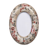 Clayre & Eef | Fotolijst Beige Roze 13x3x18 cm / 9x13 cm | 2F1276 Clayre & Eef | Fotolijst Beige Roze 13x3x18 cm / 9x13 cm | 2F1276