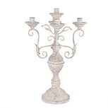 Clayre & Eef | Kandelaar Wit ø 29x58 cm | 5Y1291