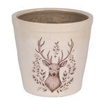 Clayre & Eef | Bloempot Binnen Beige Bruin ø 15x14 cm | 6CEGTW0001M Clayre & Eef | Bloempot Binnen Beige Bruin ø 15x14 cm | 6CEGTW0001M