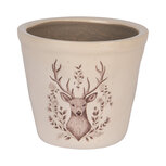 Clayre & Eef | Bloempot Binnen Beige Bruin ø 12x11 cm | 6CEGTW0001S Clayre & Eef | Bloempot Binnen Beige Bruin ø 12x11 cm | 6CEGTW0001S