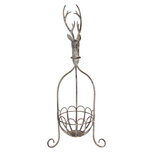 Clayre & Eef | Decoratieve Mand Grijs 28x28x68 cm | 5Y1320 Clayre & Eef | Decoratieve Mand Grijs 28x28x68 cm | 5Y1320