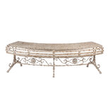 Clayre & Eef | Tuinbank Beige Bruin 157x55x48 cm | 5Y1337 Clayre & Eef | Tuinbank Beige Bruin 157x55x48 cm | 5Y1337