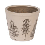 Clayre & Eef | Bloempot Binnen Beige Groen ø 12x11 cm | 6CENPT0001S Clayre & Eef | Bloempot Binnen Beige Groen ø 12x11 cm | 6CENPT0001S