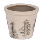 Clayre & Eef | Bloempot Binnen Beige Groen ø 8x7 cm | 6CENPT0001XS Clayre & Eef | Bloempot Binnen Beige Groen ø 8x7 cm | 6CENPT0001XS