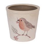 Clayre & Eef | Bloempot Binnen Beige Bruin ø 17x16 cm | 6CEVGP0001L Clayre & Eef | Bloempot Binnen Beige Bruin ø 17x16 cm | 6CEVGP0001L