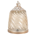 Clayre & Eef | Decoratie met LED Beige ø 9x14 cm / 2xAAA | 6GL5217 Clayre & Eef | Decoratie met LED Beige ø 9x14 cm / 2xAAA | 6GL5217