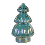 Clayre & Eef | Kerstdecoratie Kerstboom Blauw ø 12x20 cm | 6GL5332 Clayre & Eef | Kerstdecoratie Kerstboom Blauw ø 12x20 cm | 6GL5332