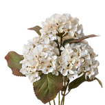 Clayre & Eef | Kunstbloem Hortensia Wit Groen 18x16x44 cm | 6PL0303 Clayre & Eef | Kunstbloem Hortensia Wit Groen 18x16x44 cm | 6PL0303