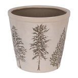 Clayre & Eef | Bloempot Binnen Beige Groen ø 21x20 cm | 6CENPT0001XL Clayre & Eef | Bloempot Binnen Beige Groen ø 21x20 cm | 6CENPT0001XL