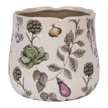 Clayre & Eef | Bloempot Binnen Beige Groen ø 21x19 cm | 6CETKG0001L Clayre & Eef | Bloempot Binnen Beige Groen ø 21x19 cm | 6CETKG0001L