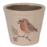 Clayre & Eef | Bloempot Binnen Beige Bruin ø 21x20 cm | 6CEVGP0001XL Clayre & Eef | Bloempot Binnen Beige Bruin ø 21x20 cm | 6CEVGP0001XL