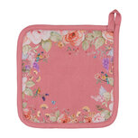 Clayre & Eef | Pannenlap Roze Beige 20x20 cm | FFA45P Clayre & Eef | Pannenlap Roze Beige 20x20 cm | FFA45P