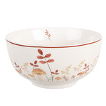 Clayre & Eef | Soepkom Beige Bruin ø 14x7 cm / 500 ml | LFJBO Clayre & Eef | Soepkom Beige Bruin ø 14x7 cm / 500 ml | LFJBO