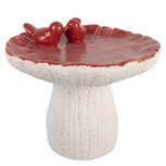 Clayre & Eef | Decoratie Paddenstoel Wit Rood ø 25x21 cm | 6TE0581 Clayre & Eef | Decoratie Paddenstoel Wit Rood ø 25x21 cm | 6TE0581