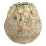 Clayre & Eef | Bloempot Binnen Beige Geel ø 18x18 cm | 6TE0585 Clayre & Eef | Bloempot Binnen Beige Geel ø 18x18 cm | 6TE0585