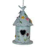 Clayre & Eef | Vogelhuis Blauw Groen 16x19x29 cm | 6Y5731 Clayre & Eef | Vogelhuis Blauw Groen 16x19x29 cm | 6Y5731