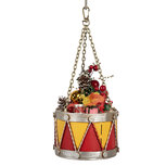 Clayre & Eef | Decoratie Trommel Geel Rood ø 12x16/27 cm | 6Y5865Y Clayre & Eef | Decoratie Trommel Geel Rood ø 12x16/27 cm | 6Y5865Y
