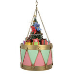 Clayre & Eef | Decoratie Trommel Roze Groen ø 21x34/43 cm | 6Y5867P Clayre & Eef | Decoratie Trommel Roze Groen ø 21x34/43 cm | 6Y5867P