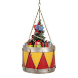 Clayre & Eef | Decoratie Trommel Geel Rood ø 21x34/43 cm | 6Y5867Y Clayre & Eef | Decoratie Trommel Geel Rood ø 21x34/43 cm | 6Y5867Y