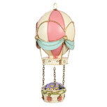 Clayre & Eef | Decoratie luchtballon Roze Beige ø 14x29 cm | 6Y5878 Clayre & Eef | Decoratie luchtballon Roze Beige ø 14x29 cm | 6Y5878