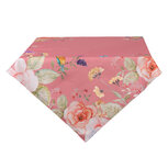Clayre & Eef | Vierkant Tafelkleed Roze Beige 100x100 cm | FFA01P Clayre & Eef | Vierkant Tafelkleed Roze Beige 100x100 cm | FFA01P