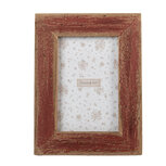 Clayre & Eef | Fotolijst Bruin Rood 16x2x21 cm / 10x15 cm | 2F1294 Clayre & Eef | Fotolijst Bruin Rood 16x2x21 cm / 10x15 cm | 2F1294