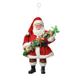 Clayre & Eef | Kerstdecoratie Hanger Kerstman Rood Wit 10x6x17 cm | 66248 Clayre & Eef | Kerstdecoratie Hanger Kerstman Rood Wit 10x6x17 cm | 66248