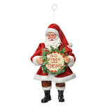 Clayre & Eef | Kerstdecoratie Hanger Kerstman Rood Wit 10x6x17 cm | 66250 Clayre & Eef | Kerstdecoratie Hanger Kerstman Rood Wit 10x6x17 cm | 66250