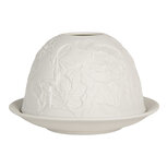 Clayre & Eef | Theelichthouder Wit ø 12x8 cm | 6CE2209