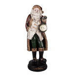 Clayre & Eef | Kerstdecoratie Kerstman Rood Groen 15x13x40 cm | 6PR1106 Clayre & Eef | Kerstdecoratie Kerstman Rood Groen 15x13x40 cm | 6PR1106