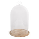 Clayre & Eef | Stolp Transparant ø 17x27 cm | 6GL5361