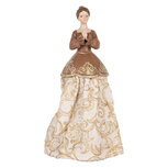 Clayre & Eef | Decoratie Vrouw Beige Bruin 8x7x23 cm | 6PR5380 Clayre & Eef | Decoratie Vrouw Beige Bruin 8x7x23 cm | 6PR5380