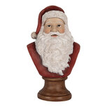 Clayre & Eef | Kerstdecoratie Kerstman Rood Wit 18x12x30 cm | 6PR5398 Clayre & Eef | Kerstdecoratie Kerstman Rood Wit 18x12x30 cm | 6PR5398