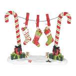 Clayre & Eef | Decoratie Zuurstok Rood Groen 32x10x25 cm | 6PR5410 Clayre & Eef | Decoratie Zuurstok Rood Groen 32x10x25 cm | 6PR5410