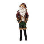 Clayre & Eef | Wanddecoratie Kerstman Rood Groen 13x7x39 cm | 6PR5588 Clayre & Eef | Wanddecoratie Kerstman Rood Groen 13x7x39 cm | 6PR5588