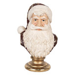 Clayre & Eef | Kerstdecoratie Kerstman Rood Wit 17x15x27 cm | 6PR5684 Clayre & Eef | Kerstdecoratie Kerstman Rood Wit 17x15x27 cm | 6PR5684