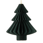 Clayre & Eef | Kerstdecoratie Papieren Kerstbal Groen ø 9x10 cm | 6PA0519 Clayre & Eef | Kerstdecoratie Papieren Kerstbal Groen ø 9x10 cm | 6PA0519
