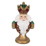 Clayre & Eef | Kerstdecoratie Kerstman met LED Rood Wit 15x10x26 cm | 6PR5694 Clayre & Eef | Kerstdecoratie Kerstman met LED Rood Wit 15x10x26 cm | 6PR5694