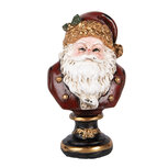 Clayre & Eef | Kerstdecoratie Kerstman Rood Wit 9x8x15 cm | 6PR1107 Clayre & Eef | Kerstdecoratie Kerstman Rood Wit 9x8x15 cm | 6PR1107