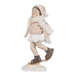 Clayre & Eef | Decoratie Meisje Roze 4x3x10 cm | 6PR5372